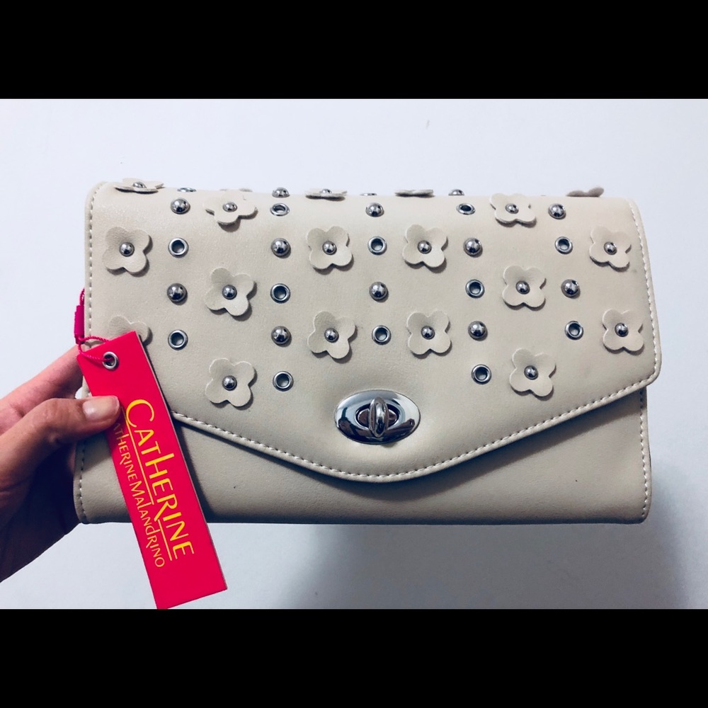BNWT Catherine Malandrino Floral Clutch Bag